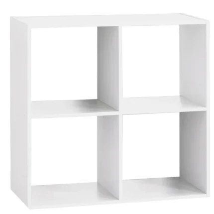 ETAGERE BLANC 4 CUBES - BLANC