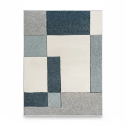 TAPIS KRISTY 200 X 290CM BLEU GRIS