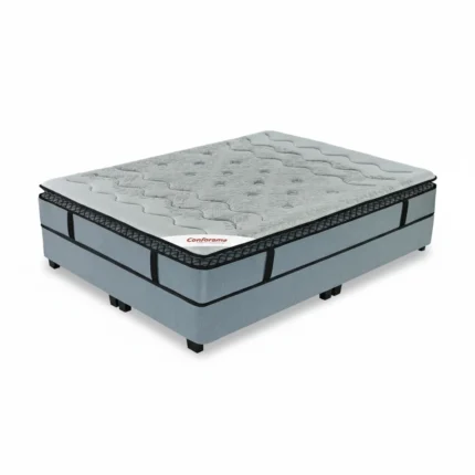 MATELAS + SOMMIER + PIEDS 160 X 200 CM