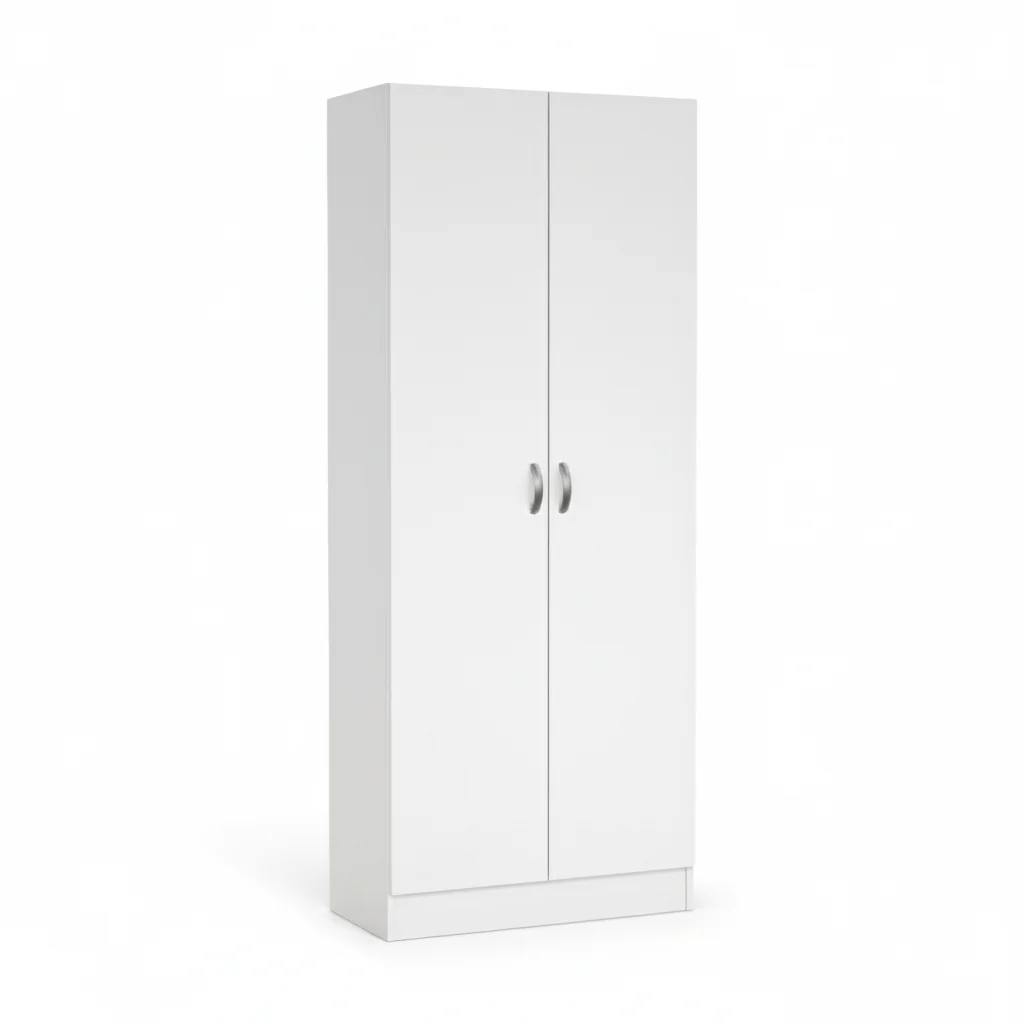 ai-product-image-56729-1767456854 ARMOIRE À CHAUSSURES 2 PORTES - BLANC – Image 1