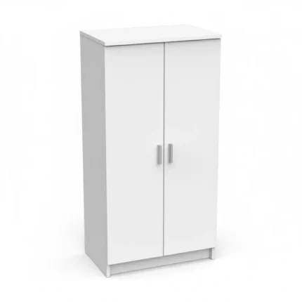 MEUBLE À CHAUSSURES 2 PORTES - BLANC