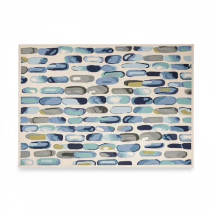 TAPIS 120 X 170 CM - BLEU