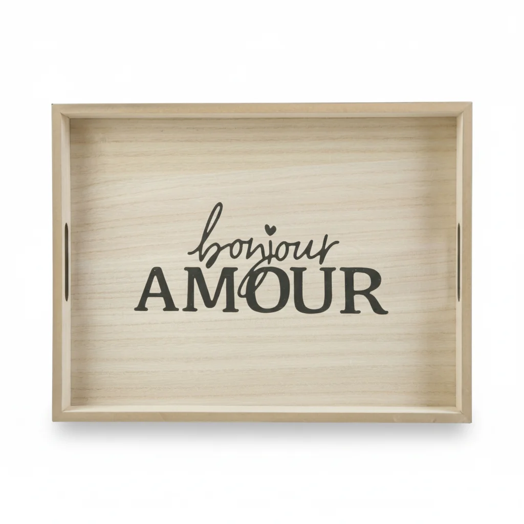 ai-product-image-79226-1767464830 PLATEAU ARMOUR 40 X 30 CM - NOIR ET BOIS – Image 1