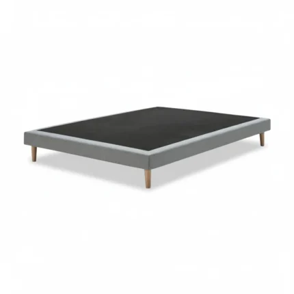 SOMMIER TAPISSIER 180 X 200 X 12 - GRIS CLAIR