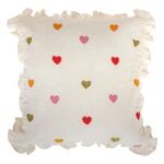 COUS. PETIT COEUR - CARRE COTON AMOUR - BLANC – Image 2