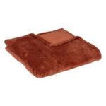 PLAID FLANEL 130 X 180 - UNI - TERRACOTTA – Image 2