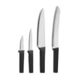 COUTEAUX EN LOT DE 4 - NOIR – Image 2