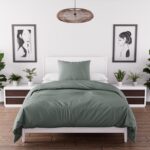 PACK LITERIE 5 PCS 90 X 190 - KAKI – Image 2