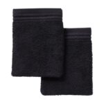 GANTS 16 X 21 CM - 100% COTON EN LOT DE 2 - NOIR – Image 2