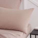 TAIES D'OREILLER 50 X 70 - 100% COTON EN LOT DE 2 - ROSE – Image 2