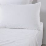TAIES D'OREILLER 50 X 70 - 100% COTON EN LOT DE 2 - CRAIE – Image 2