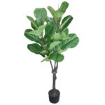 FICUS LYRATA ARTIFICIEL H137CM - VERT – Image 2