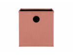 BOÎTE DE RANGEMENT EN VELOURS CÔTELÉ - TERRACOTTA – Image 2