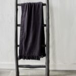 PLAID FUSAIN 125 X 150 - 100% COTON - INDIES VIBE FRANGES – Image 2