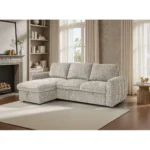 CANAPÉ D'ANGLE REVERSIBLE & CONVERTIBLE - BEIGE – Image 2