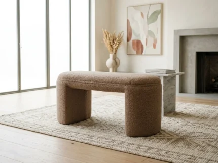 BANC ASSISE DE SOL - BEIGE MARRON