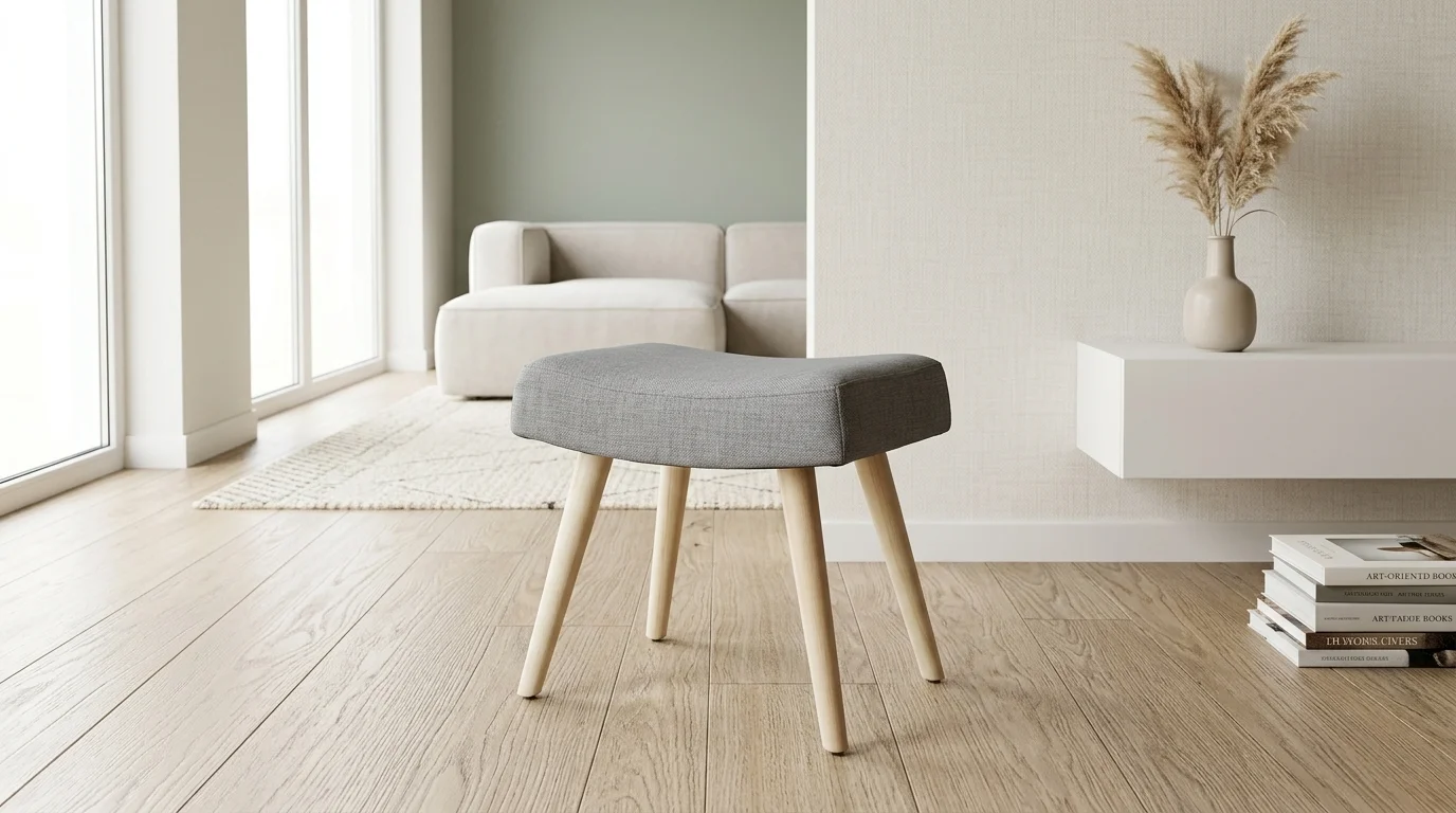 AI Generated Product Image POUF PAGODE - GRIS – Image 1