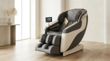 FAUTEUIL DE MASSAGE -  NOIR ET SILVER