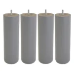 JEU DE 4 PIEDS CYLINDRIQUES H25 D8 - CHÊNE MAT