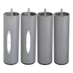 JEU DE 4 PIEDS CYLINDRIQUES H20 D6 - CLAIR