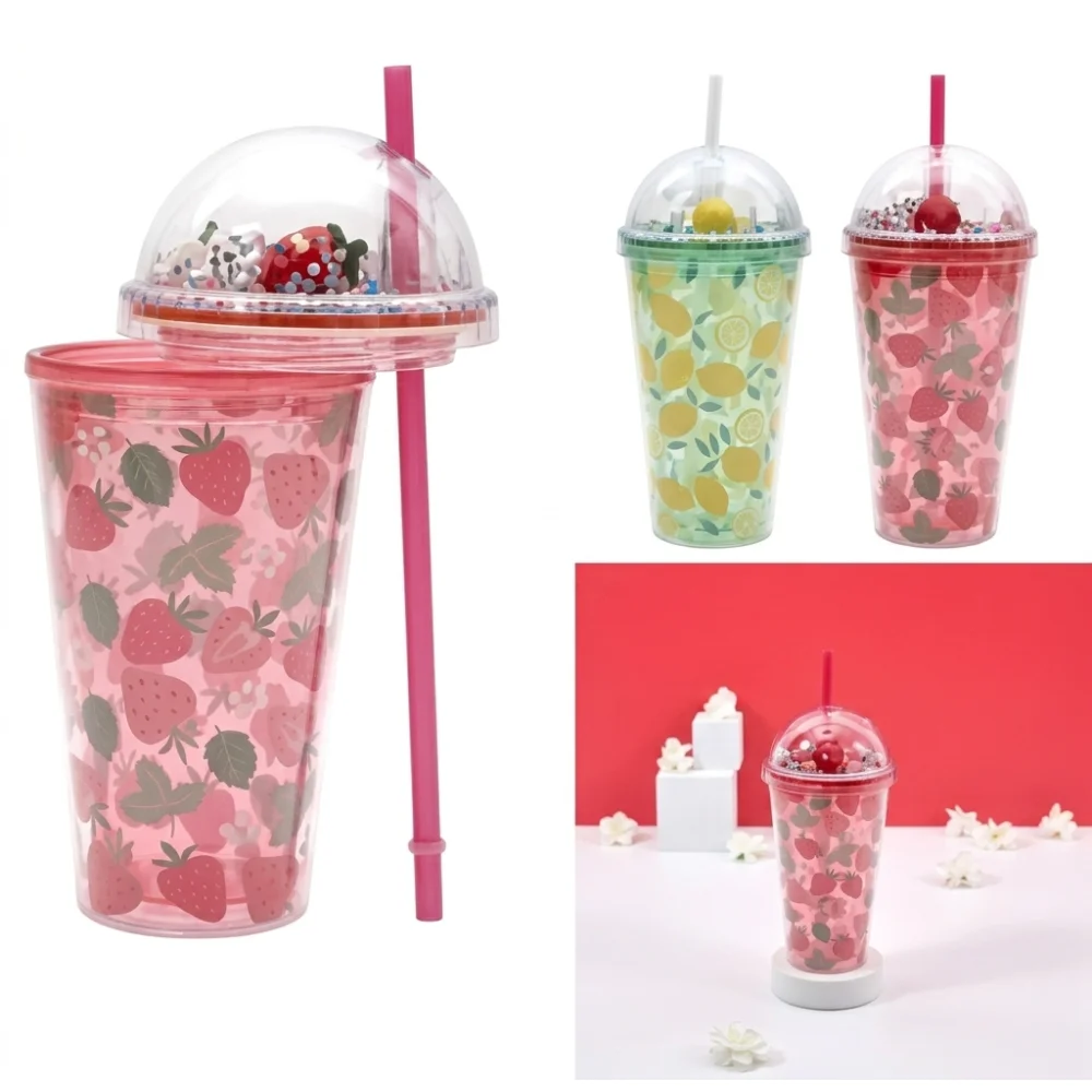 AI Generated Product Image GOBELET AVEC PAILLE 45 CL – Image 1