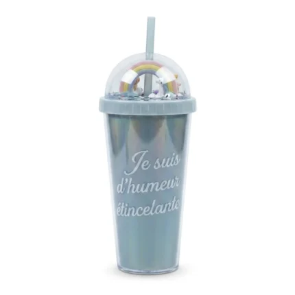 GOBELET AVEC PAILLE 35 CL