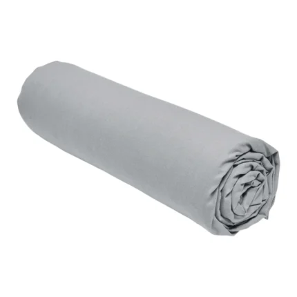 DRAP HOUSSE 140 X 200 CM - ACIER