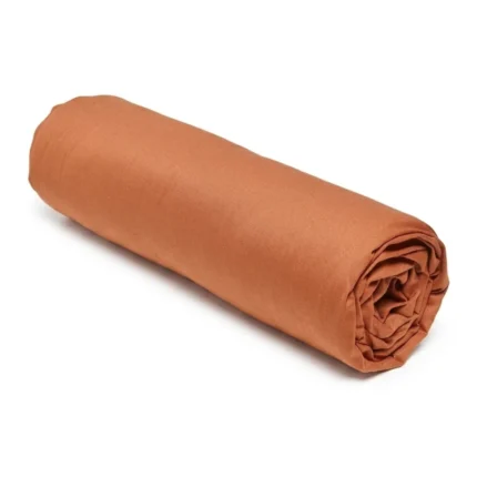 DRAP HOUSSE 140 X 200 CM - CARAMEL