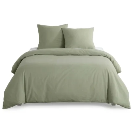 PARURE HOUSSE DE COUETTE 240 X 220 CM - SAUGE