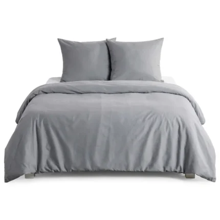 PARURE HOUSSE DE COUETTE 240 X 220 CM - ACIER