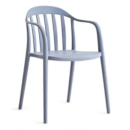 CHAISE DE JARDIN EN POLYPROPYLÈNE - GRIS