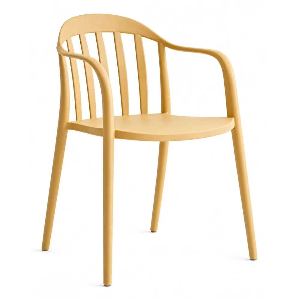 AI Generated Product Image CHAISE DE JARDIN EN POLYPROPYLÈNE - JAUNE – Image 1