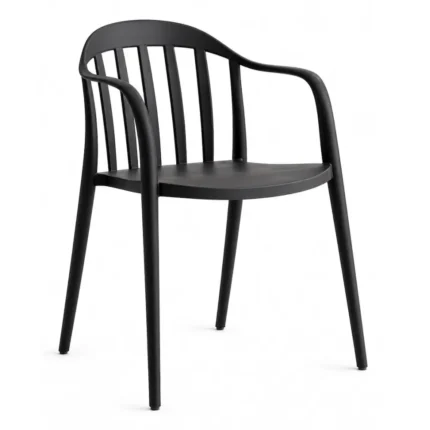 CHAISE DE JARDIN EN POLYPROPYLÈNE - NOIR