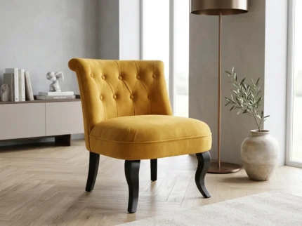 FAUTEUIL MARQUIS JAUNE