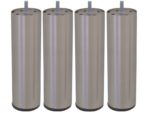 JEU DE 4 PIEDS CYLINDRIQUES H20 D6 - ACIER – Image 2