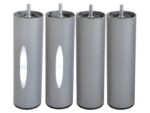 JEU DE 4 PIEDS CYLINDRIQUES H20 D6 - CLAIR – Image 2