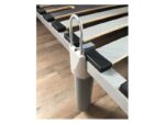 JEU DE 4 PIEDS PLASTIQUE H6 D7 - GRIS (KIT CADRE À LATTES) – Image 2