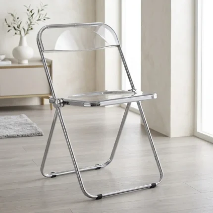 CHAISE PLIANTE - GRIS CLAIR