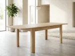 TABLE RECTANGLE EXTENSIBLE 156 / 191 CM - CHENE KRONBERG