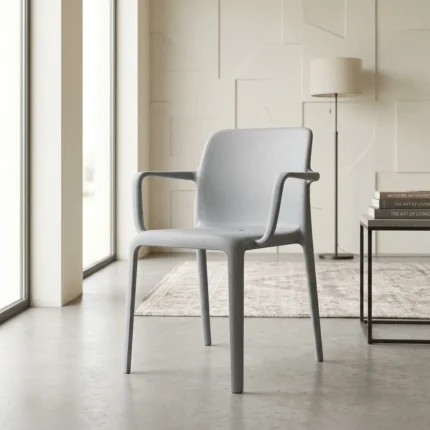 CHAISE PLASTIQUE - GRIS