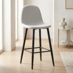 TABOURET DE BAR - BEIGE