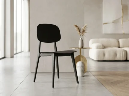 CHAISE POLY - NOIR
