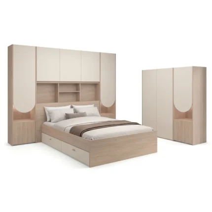 LIT 140 X 190 CM + PONT - CACHEMIR CHENE