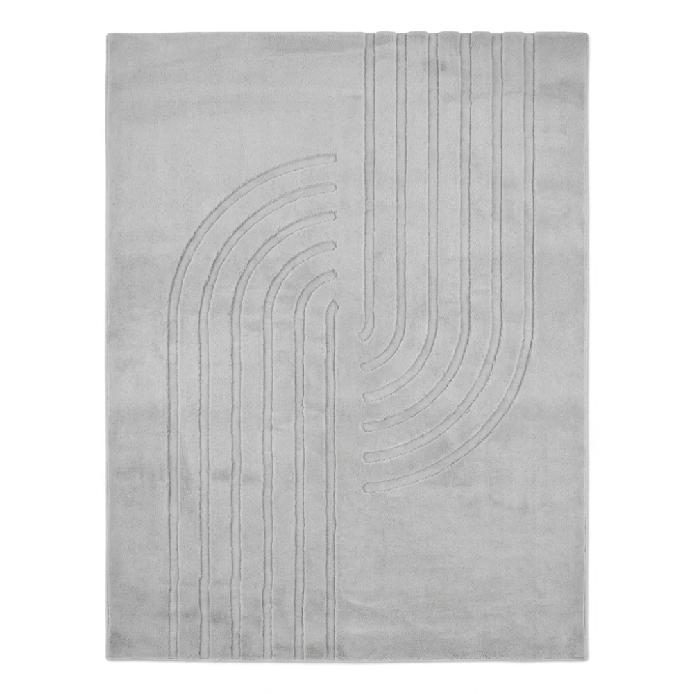 AI Generated Product Image TAPIS 120X160 CM EN POLYPROPYLÈNE - GRIS – Image 1