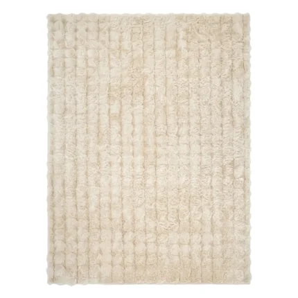TAPIS 120X160 CM EN POLYPROPYLÈNE - BEIGE