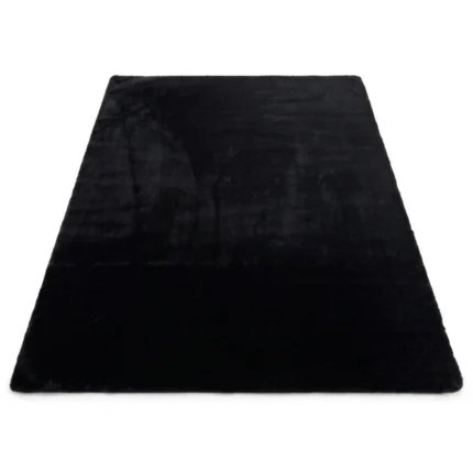 TAPIS 200X290 CM EN POLYESTER - NOIR