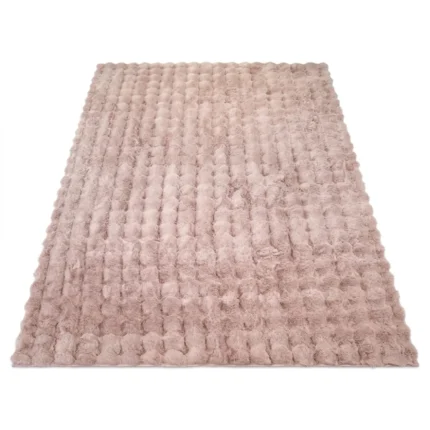 TAPIS 120X160 CM EN POLYPROPYLÈNE - ROSE