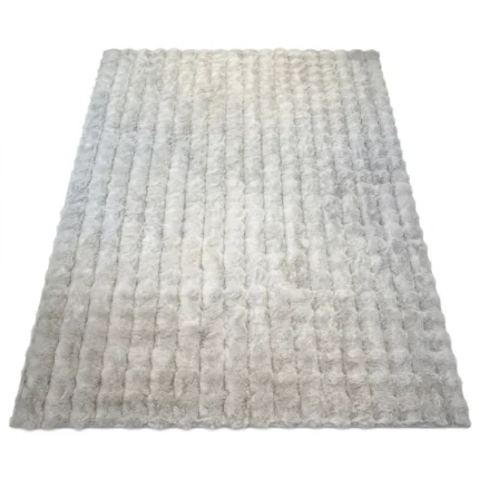 TAPIS 120X160 CM EN POLYPROPYLÈNE - GRIS