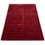 TAPIS 160X230 CM EN POLYPROPYLÈNE - ROUGE