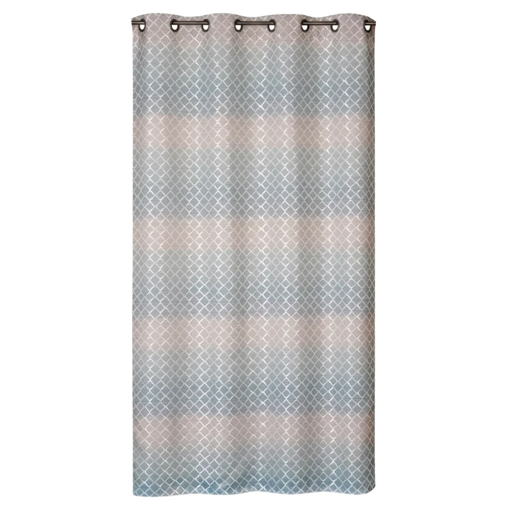 AI Generated Product Image RIDEAU EN POLYESTER - BLEU CANARD – Image 1